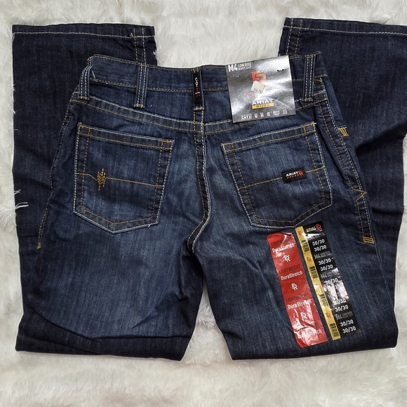 Ariat FR Men's Bootcut Jeans - Indigo - Picture 4 of 7